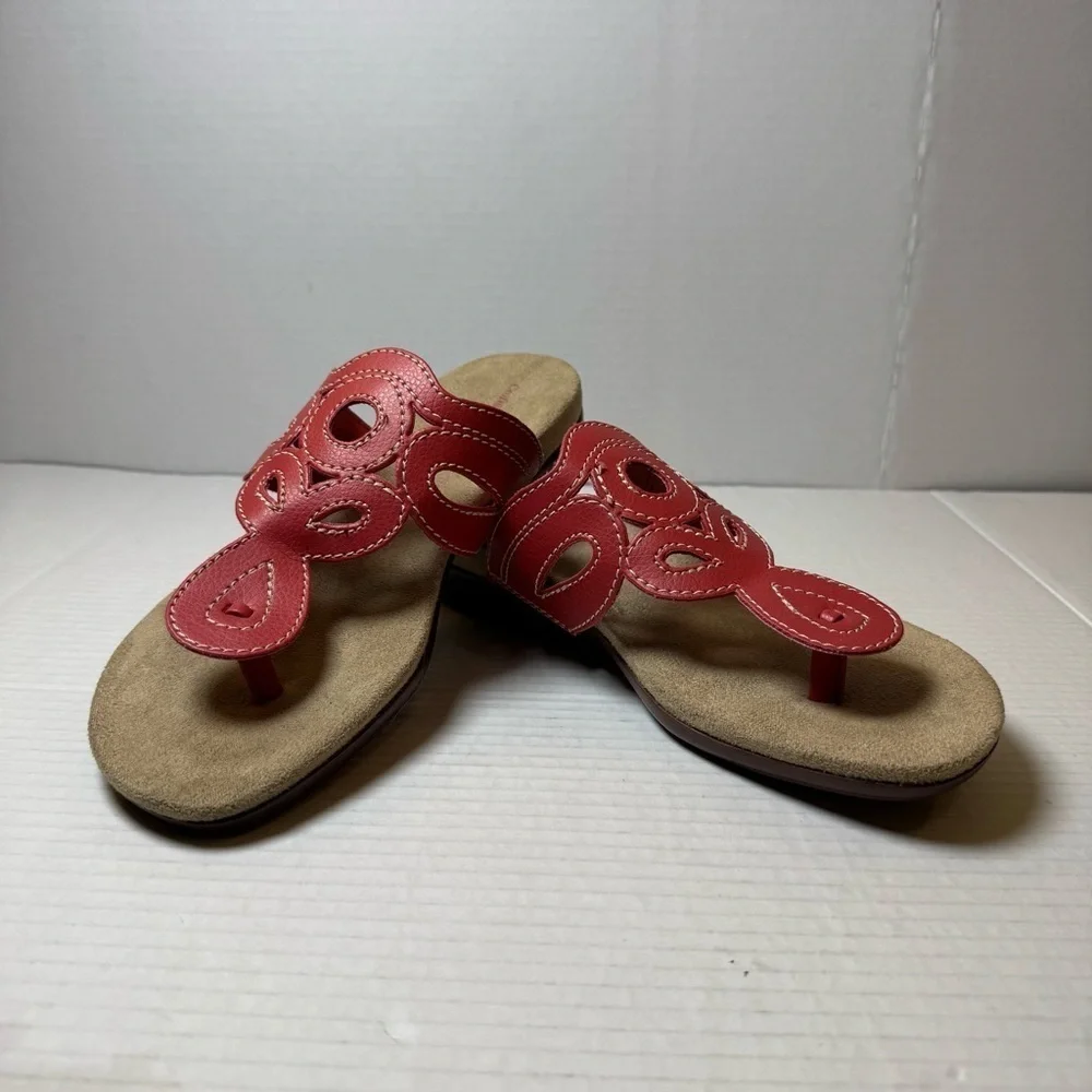 Croft & Barrow Peach Thong Sandals